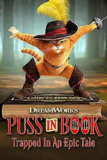 Çizmeli Kedi: Büyülü Kitaptan Kaçış Film Posteri
