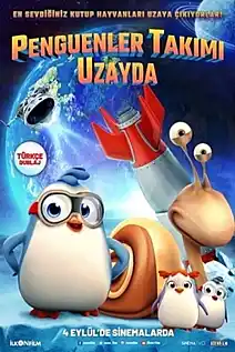Penguenler Takımı Uzayda Film Posteri